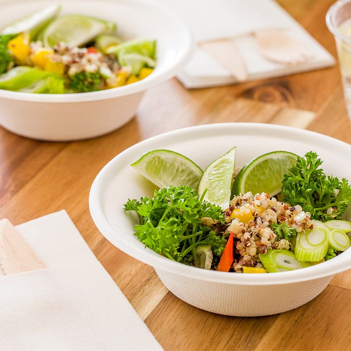 Bagasse Bowls — Sugarcane Soup Bowls - complete bagasse bowl range