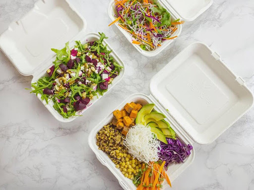 Bagasse Clamshells — Burger Sugarcane Food Boxes - complete bagasse clamshell range